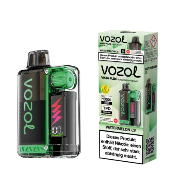 Vozol | Vista Plug 15K (TPD) | WATERMELON ICE | 20mg Nikotin