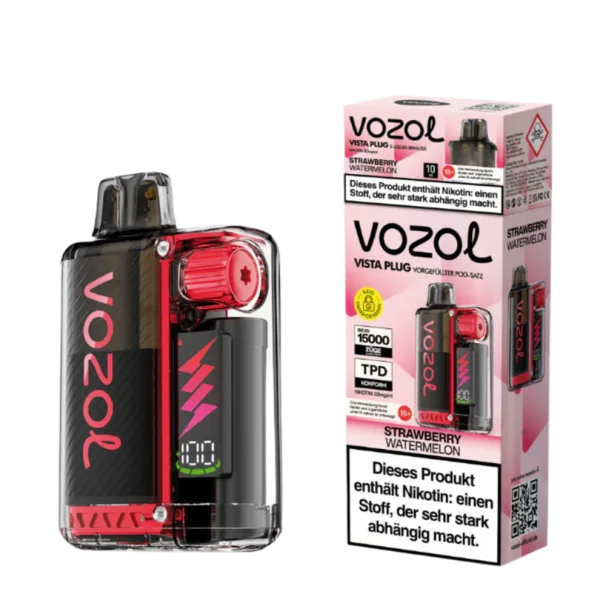 Vozol | Vista Plug 15K (TPD) | STRAWBERRY WATERMELON | 20mg Nikotin