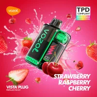 Vozol | Vista Plug 15K (TPD) | STRAWBERRY RASPBERRY CHERRY | 20mg Nikotin