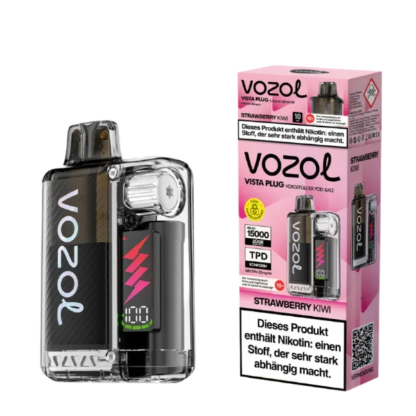 Vozol | Vista Plug 15K (TPD) | STRAWBERRY KIWI | 20mg Nikotin