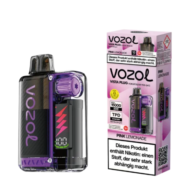 Vozol | Vista Plug 15K (TPD) | PINK LEMONADE | 20mg Nikotin