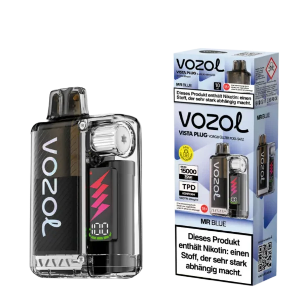 Vozol | Vista Plug 15K (TPD) | MR BLUE | 20mg Nikotin