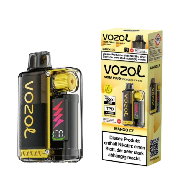 Vozol | Vista Plug 15K (TPD) | MANGO ICE | 20mg Nikotin