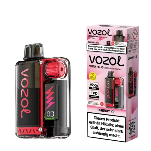 Vozol | Vista Plug 15K (TPD) | CHERRY ICE | 20mg Nikotin